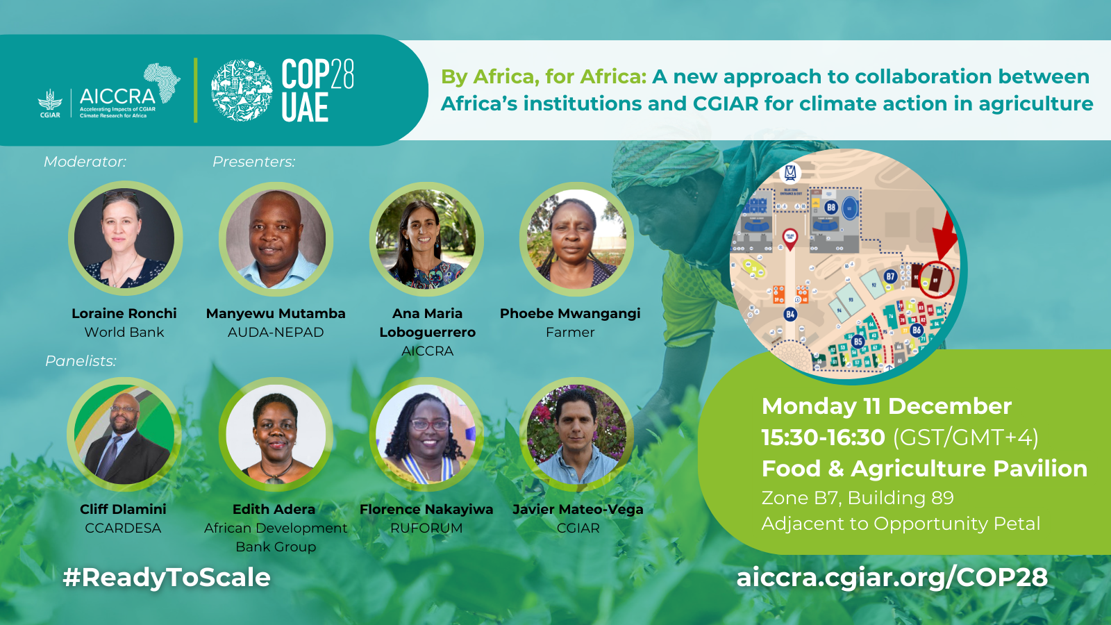 AICCRA @ COP28: By Africa, For Africa - A New Approach To Collaboration ...